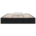  Cadre de lit ottoman sans matelas noir 140x200 cm velours