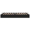  Cadre de lit ottoman sans matelas noir 140x200 cm velours
