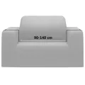 Housse extensible de canapé Gris Jersey de polyester