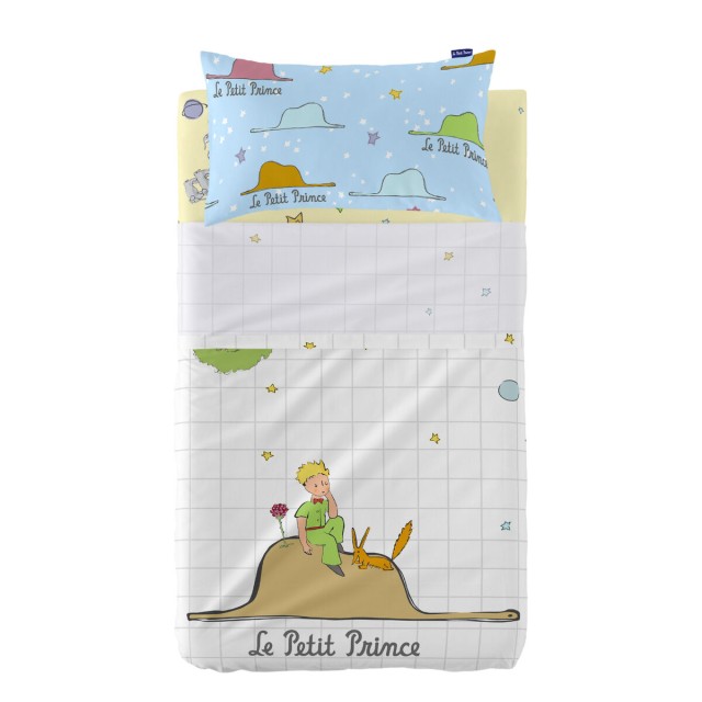 Jeu de draps HappyFriday Le Petit Prince Imagination Multicouleur Lit