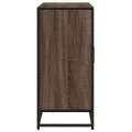 Buffet chêne marron 94x35x76 cm bois d'ingénierie