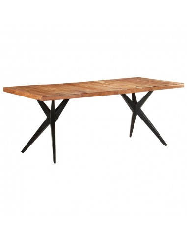 Table de salle à manger 200x90x76 cm Bois d'acacia massif