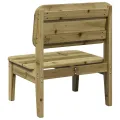 Chaises de jardin lot de 2 cire marron 60x52,5x72 cm