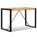 Table à manger Bois de manguier brut 120 cm