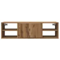 Armoire murale chêne artisanal 102x30x29 cm bois d'ingénierie