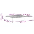  Cadre de lit ottoman sans matelas gris foncé 160x200 cm velours
