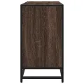 Armoire de lavabo de salle de bain chêne marron 65x33x60 cm