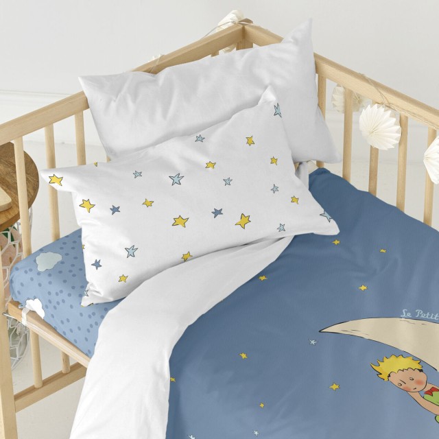Set di copripiumino HappyFriday Le Petit Prince La Lune Multicolore Cu