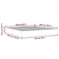  Cadre de lit ottoman sans matelas vert foncé 160x200 cm velours
