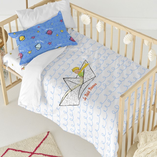 Bettbezug-Set HappyFriday Le Petit Prince Navire Bunt Babybettchen 2 S