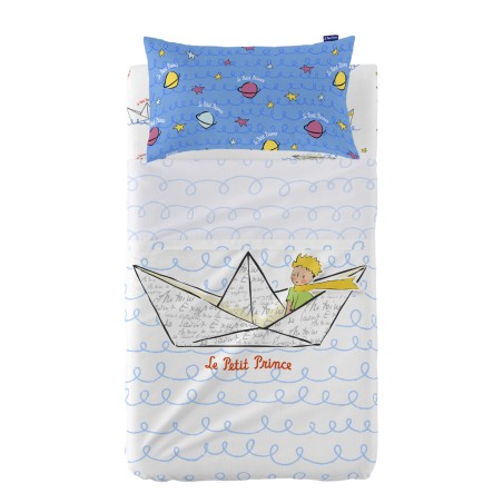 Set di Lenzuola HappyFriday Le Petit Prince Navire Multicolore Culla N