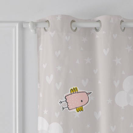 Curtain HappyFriday Moshi Moshi Best Buddies Multicolour Best Buddies 2