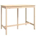 Ensemble de bar 7 pcs Bois de pin massif
