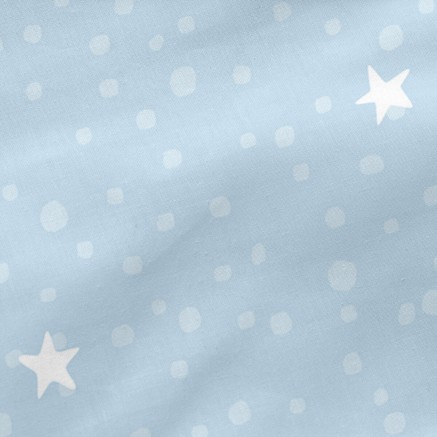 Quilted Zipper Bedding HappyFriday Basic Little Star Blue 105 x 200 cm 2
