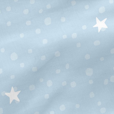Dekbedovertrek zonder vulling HappyFriday Basic Kids Little star Blauw