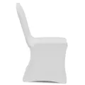 Housse de chaise extensible 4 pcs Blanc