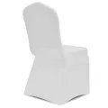 Housse de chaise extensible 4 pcs Blanc