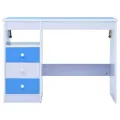Bureau pour enfants Inclinable Bleu et blanc