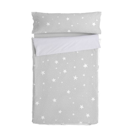 Couette rembourrée HappyFriday BASIC KIDS Gris 16 x 48 x 36 cm 2