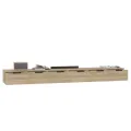 Armoires murales 2 pcs Chêne sonoma 102x30x20 cm