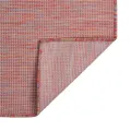 Tapis à tissage plat d'extérieur 120x170 cm Rouge