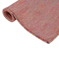 Tapis à tissage plat d'extérieur 120x170 cm Rouge