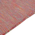 Tapis à tissage plat d'extérieur 120x170 cm Rouge