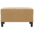 Repose-pied Marron 70x55x41 cm Velours