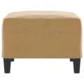 Repose-pied Marron 70x55x41 cm Velours