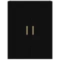 Armoire murale noir 69,5x32,5x90 cm bois d'ingénierie