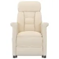 Fauteuil inclinable Beige Tissu microfibre