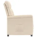Fauteuil inclinable Beige Tissu microfibre