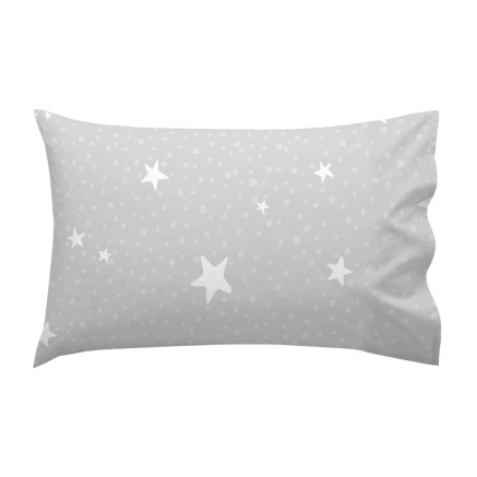 Bedding set HappyFriday Basic Kids Little star Grey Baby Crib 2 Pieces 2