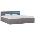Cadre de lit à rangement hydraulique sans matelas 160x200 cm
