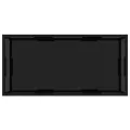 322898  Coffee Table Black 100x50x35 cm Tempered Glass