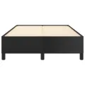 Cadre de lit sans matelas noir 120x200 cm similicuir