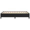 Cadre de lit sans matelas noir 120x200 cm similicuir