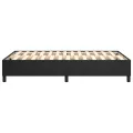 Cadre de lit sans matelas noir 120x200 cm similicuir