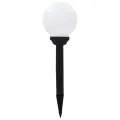 Lampe solaire sphérique LED de jardin 4 pcs 15 cm RVB