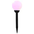 Lampe solaire sphérique LED de jardin 4 pcs 15 cm RVB