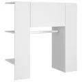 Armoire de couloir Blanc 97,5x37x99 cm Bois d'ingénierie