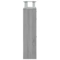 Armoire à chaussures Sonoma gris 63x24x104 cm Bois d'ingénierie