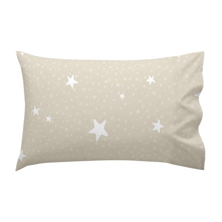 Jeu de draps HappyFriday Basic Kids Little star Beige Lit de bébé 2