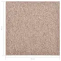 Dalles de tapis de sol 20 pcs 5 m² 50x50 cm Beige