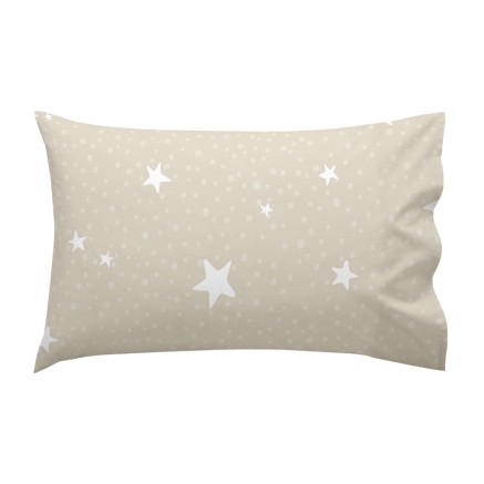 Juego de Sábanas HappyFriday Basic Kids Little star Beige Cuna de Beb 2
