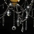 Lustre 2 couches Doré 15 ampoules E14