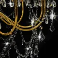Lustre 2 couches Doré 15 ampoules E14