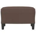 Repose-pied Marron 60x50x41 cm Similicuir