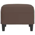 Repose-pied Marron 60x50x41 cm Similicuir