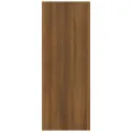 Table console Chêne marron 105x30x80 cm Bois d'ingénierie